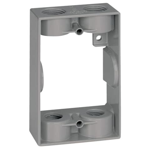 extension for metallic electrical box|exterior electrical outlet box extender.